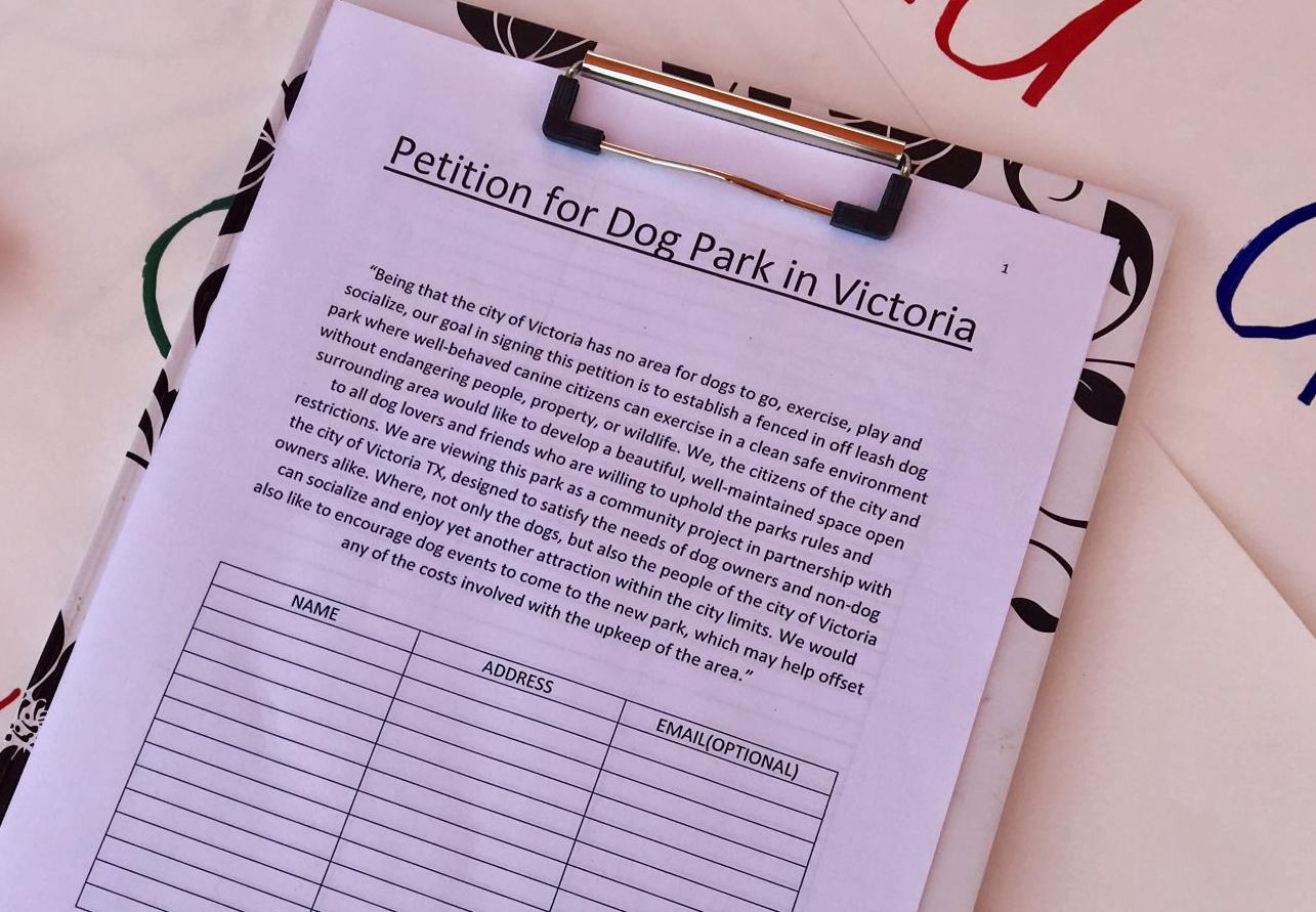 Petition for Dog Park in Victoria